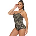 Camouflage Army Survival Uniform Retro Full Coverage Swimsuit View2