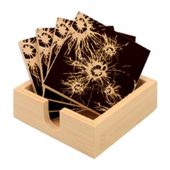 Neurons Brain Cells Structure Bamboo Coaster Set by anzea