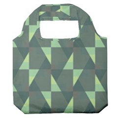 Texture Triangle Premium Foldable Grocery Recycle Bag by anzea