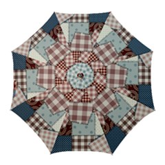 Cloth Patches Texture Macro, Patches Of Cloth Golf Umbrellas by kyorashop23