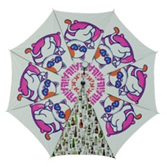 Bottle Chic Print Patterns Automatic Folding Umbrella With Case (medium) by BellaVistaTshirt02