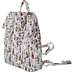 Bottle Chic Print Patterns Buckle Everyday Backpack by BellaVistaTshirt02