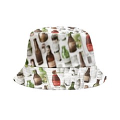 Bottle Chic Print Patterns Bucket Hat by BellaVistaTshirt02