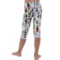 Bottle Chic Print Patterns Kids  Lightweight Velour Capri Leggings  View4