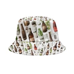 Bottle Chic Print Patterns Inside Out Bucket Hat by BellaVistaTshirt02