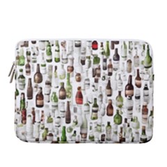 Bottle Chic Print Patterns 14  Vertical Laptop Sleeve Case With Pocket by BellaVistaTshirt02