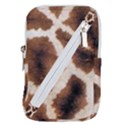 Giraffe Skin Texture Belt Pouch Bag (Small) View1
