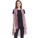 Pink Fabric Texture, Knitted Pink Texture, Sleeveless Chiffon Waistcoat Shirt View1