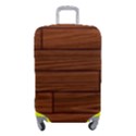 Seamless Wooden Planks Brown Wooden Background Luggage Cover (Small) View1