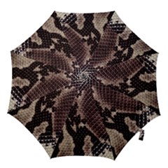 Snake Skin, Reptile Skin, Snake Skin Textures, Brown Snake Hook Handle Umbrellas (medium) by kyorashop23