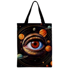 Eye Of The Universe (ai) Zipper Classic Tote Bag by dflcprintsclothing