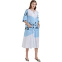 Elegant Restraint 20240825 172511 0000 Women s Cotton 3/4 Sleeve Nightgown View3