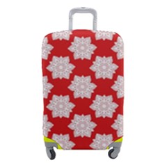 Christmas Snowflakes Background Pattern Luggage Cover (small) by Apen