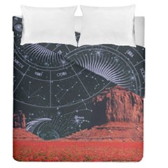 Astrology Surreal Surrealism Trippy Visual Art Duvet Cover Double Side (queen Size) by Bedest