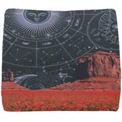 Astrology Surreal Surrealism Trippy Visual Art Seat Cushion by Bedest