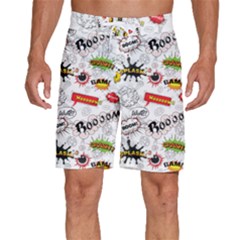 Pattern Seamless Texture Cartoon Men s Beach Shorts by Bedest