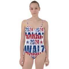 Kamala Harris 2024 Walz Sweetheart Tankini Set by Safari