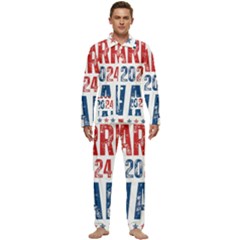 Kamala Harris 2024 Walz Men s Long Sleeve Velvet Pocket Pajamas Set by Safari