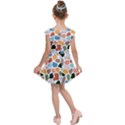 Shapes Seamless Pattern Kids  Cap Sleeve Dress View2