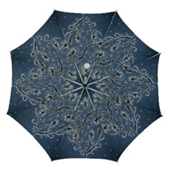 Nature Charm Drawing  Automatic Folding Umbrella With Case (medium) by dflcprintsclothing