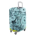 Blue Digits Background, Artwork, Numbers Luggage Cover (Small) View2