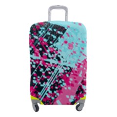 Colorful Splashes Grunge, Abstract Art Luggage Cover (small) by kyorashop23