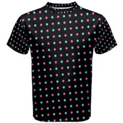 Pattern Dots Wallpaper Seamless Men s Cotton T-shirt by Salmanaz77