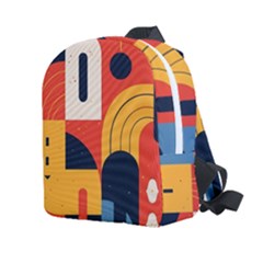 Abstract Pattern Design Kids  Age 2-4 Lightweight Preschool Backpack by Salmanaz77