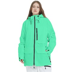 H2be Generations Women s Multi Pockets Zip Ski And Snowboard Waterproof Breathable Jacket by H2BE