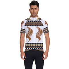 African Women Pattern Seamless Style Men s Short Sleeve Cycling Jersey by Bedest