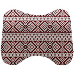 Ukrainian Folk Seamless Pattern Ornament Head Support Cushion by Bedest