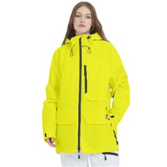 H2be Women s Multi Pockets Zip Ski And Snowboard Waterproof Breathable Jacket by H2BE