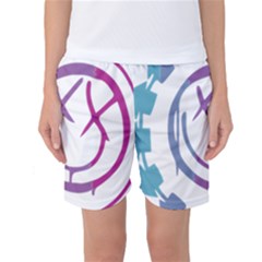 Blink 182 Logo Women s Basketball Shorts by avitendut