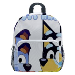 Bluey Kids  Age 5-10 Lightweight School Backpack With Side Pockets