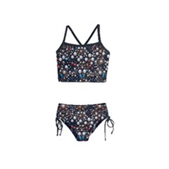 Pearls And Stones Girls  Tankini Swimsuit by dedoma