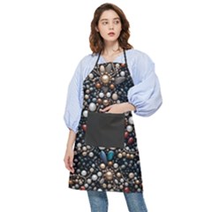 Pearls And Stones Pocket Apron by dedoma