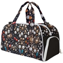 Pearls And Stones Burner Gym Duffle Bag by dedoma