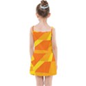 Pattern Abstract Triangle Simple Kids  Summer Sun Dress View2