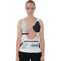 Abstract Architecture Velvet Tank Top by Bedest