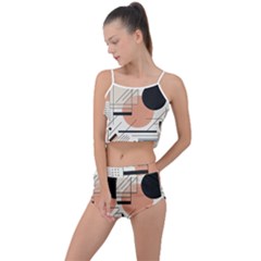 Abstract Architecture Summer Cropped Co-ord Set by Bedest