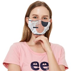 Abstract Architecture Fitted Cloth Face Mask (adult) by Bedest