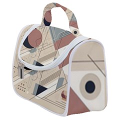 Boho Abstract Architecture Satchel Handbag by Bedest