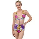 Architecture Glass Abstract Pattern Tied Up Two Piece Swimsuit View1