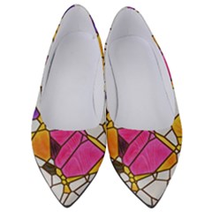 Architecture Glass Abstract Pattern Women s Low Heels by Bedest