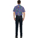 Grateful Dead Dancing Bears Pattern Men s Short Sleeve Pocket Shirt  View2