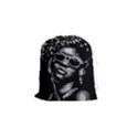 Afro Beauty Woman Portrait (AI+Human) Drawstring Pouch (Small) View1