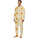 Pumpkin and boo crew halloween  Men s Long Sleeve Velvet Pocket Pajamas Set View3