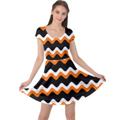 Halloween Wavy 20240926 161241 0000 Cap Sleeve Dress by Safari