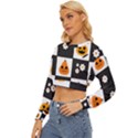 Seamless Halloween Pattern With Smiling Pumpkin 20240926 161714 0000 Lightweight Long Sleeve Sweatshirt View2