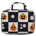 Seamless Halloween Pattern With Smiling Pumpkin 20240926 161714 0000 Travel Toiletry Bag With Hanging Hook View2